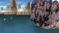 Sasuke activates his Amaterasu on Killer Bee (Image via Pierrot Studios)